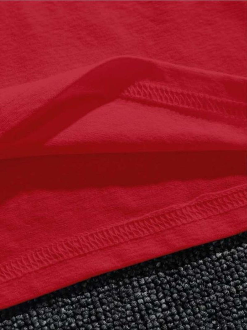 【Plus Size】 Letter Print round Neck Tee, Casual Short Sleeve Crew Neck T-Shirt for Daily Wear, Women Clothing for All Seasons - Bela Fils BoutiqueBela Fils Boutique